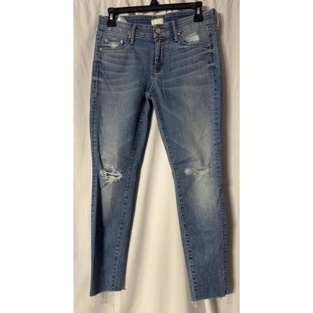 Mother Looker Ankle Fray Wild Thing Womens Stretch Jeans Denim Size 26 EUC‎